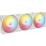 Corsair RS120-R ARGB 120mm PWM Reverse Fans Triple Pack case fan Wit, 3 Pack, Reverse, 120 mm