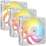 Corsair RS120-R ARGB 120mm PWM Reverse Fans Triple Pack case fan Wit, 3 Pack, Reverse, 120 mm