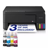 Epson EcoTank ET-2912 all-in-one inkjetprinter Zwart, Scannen, Kopiëren, Wi-Fi, inclusief tot 3 jaar inkt, C11CL62406