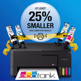 Epson EcoTank ET-2912 all-in-one inkjetprinter Zwart, Scannen, Kopiëren, Wi-Fi, inclusief tot 3 jaar inkt, C11CL62406