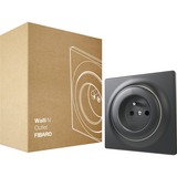 Fibaro Walli N Outlet type E wandcontactdoos Antraciet, België | Frankrijk
