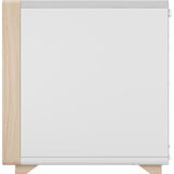 Fractal Design Summit Chalk White Solid midi tower behuizing Wit/houtkleur | 2x USB-A | 1x USB-C