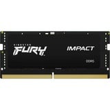 Kingston FURY Impact 16 GB DDR5-5600 (1x 16 GB) laptopgeheugen Zwart, KF556S40IB-16, SO-DIMM