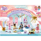 PLAYMOBIL Princess Magic - Adventskalender Kerstmis onder de Regenboog Constructiespeelgoed 71348