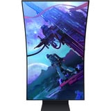 SAMSUNG Odyssey Ark G97NC 55" 4K UHD curved gaming monitor Zwart, 3x HDMI, DisplayPort, 2x USB-A, 2x USB-B, 2x USB-C, Wi-Fi 5, BT, RJ-45, 165 Hz