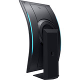 SAMSUNG Odyssey Ark G97NC 55" 4K UHD curved gaming monitor Zwart, 3x HDMI, DisplayPort, 2x USB-A, 2x USB-B, 2x USB-C, Wi-Fi 5, BT, RJ-45, 165 Hz