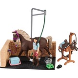 Schleich Horse Club - Wasplaats met Emily & Luna speelfiguur 42438