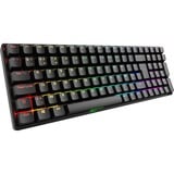 Sharkoon SKILLER SGK50 S2 RGB mechanisch gaming toetsenbord Zwart, BE lay-out (AZERTY), Gateron Red, 96%, Hot-swappable