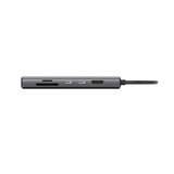 Sitecom 5 in 1 USB-C Multiport Adapter dockingstation Grijs