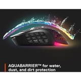 SteelSeries Aerox 9 Wireless gaming muis Zwart, 100 - 18.000 CPI, RGB leds