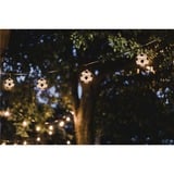 goobay LED football string lights sfeerverlichting Wit/zwart, 3000K