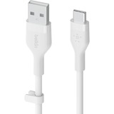 Belkin BOOSTCHARGE Flex USB-A/USB-C-kabel Wit, 1 m