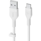 Belkin BOOSTCHARGE Flex USB-A/USB-C-kabel Wit, 1 meter