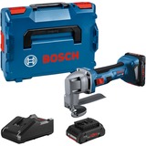 Bosch BOSCH GSC 18V-16 E, 2x 4,0Ah ProC. LBOXX plaatschaar Blauw/zwart