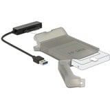 DeLOCK USB-A 3.2 Gen 1 naar 22-pin SATA (female) converter Zwart