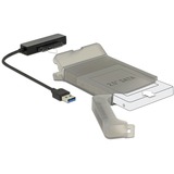 DeLOCK USB-A 3.2 converter > SATA 22-Pin stekker Zwart, 0,15 meter