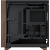 Fractal Design Summit Black Solid midi tower behuizing Zwart/houtkleur | 2x USB-A | 1x USB-C