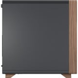 Fractal Design Summit Black Solid midi tower behuizing Zwart/houtkleur | 2x USB-A | 1x USB-C