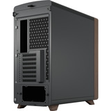 Fractal Design Summit Black Solid midi tower behuizing Zwart/houtkleur | 2x USB-A | 1x USB-C