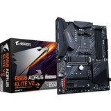 GIGABYTE AORUS B550 ELITE V2 socket AM4 moederbord Donkergrijs, RAID, Gb-LAN, Sound, ATX