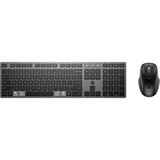 HP 720 draadloos toetsenbord en muis desktopset Zwart, BE lay-out (AZERTY), 100%, 1600 dpi - 4000 dpi