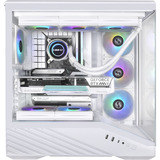 Lian Li Vector V100 midi tower behuizing Wit | 2x USB-A | 1x USB-C | RGB | Tempered Glass