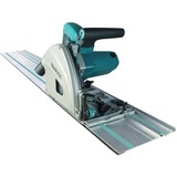 Makita Invalcirkelzaag SP6000J1 handcirkelzaag Blauw/zwart, Incl. Geleiderail, Koffer