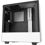 NZXT H510 tower-behuizing Zwart/wit, USB-A 3.2 (5 Gbit/s), USB-C 3.2 (10 Gbit/s), Audio, Window-kit