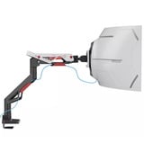 Neomounts ACE gaming DS70-256RD1 Gaming monitorarm Rood/zwart, Gasveer, Topfix, 180°-stop