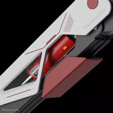 Neomounts DS70-256RD1 ACE gaming monitorarm Rood/zwart, Gasveer, Topfix, 180°-stop