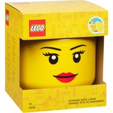 Room Copenhagen LEGO opberghoofd Girl opbergdoos Geel, maat L