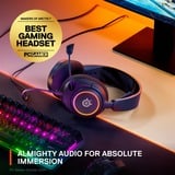 SteelSeries Arctis Nova 3 wired over-ear gaming headset Zwart, Pc, PlayStation 5, Nintendo Switch