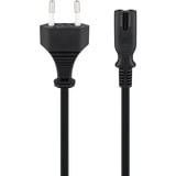 goobay Eurostekker naar C7 kabel Zwart, 1,8  meter