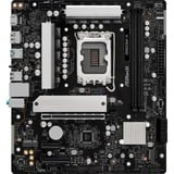 ASRock B860M-X socket 1851 moederbord Zwart/zilver, RAID, 2.5 Gb-LAN, Sound, µATX