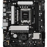 ASRock B860M-X socket 1851 moederbord Zwart/zilver, RAID, 2.5 Gb-LAN, Sound, µATX