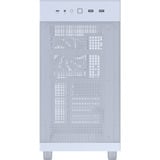 ASUS Prime AP303 - Tempered Glass Panel midi tower behuizing Wit | 2x USB-A | 1x USB-C | Tempered Glass