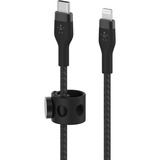 Belkin BOOSTCHARGE PRO Flex USB-C-kabel met Lightning-connector Zwart, 1 m