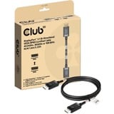 Club 3D DisplayPort 2.1 Bi-Directional VESA DP80 Certified kabel 4K 240 Hz 1,6 meter