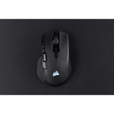 Corsair IRONCLAW RGB WIRELESS Gaming Mouse Zwart, 100 - 18,000 dpi, Bluetooth + LE, RGB leds