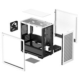 DeepCool CH370 midi tower behuizing Wit | 2x USB-A | Tempered Glass