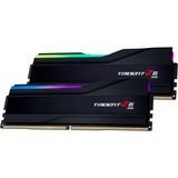 G.Skill 48 GB DDR5-8000 Kit werkgeheugen Zwart, F5-8000J4048F24GX2-TZ5RK, Trident Z5 RGB, XMP