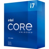 Intel® Core i7-11700KF, 3,6 GHz (5,0 GHz Turbo Boost) socket 1200 processor "Rocket Lake", unlocked, Boxed