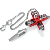 KNIPEX Universele sleutel "bouw" 001106V01 dopsleutel Zilver/rood