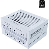 Lian Li SP Platinum modulaire 1000 watt voeding  Wit, 1x 12V-2x6, 2x PCIe, 2x PCIe, Kabelmanagement
