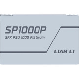 Lian Li SP Platinum modulaire 1000 watt voeding  Wit, 1x 12V-2x6, 2x PCIe, 2x PCIe, Kabelmanagement