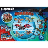 PLAYMOBIL Dragons - Dragon Racing: Vissenpoot en Speknekje Constructiespeelgoed 70729