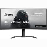 iiyama G-Master Black Hawk GCB3482WQSU-B1 34" Curved UltraWide gaming monitor Zwart, 120 Hz, HDMI, DisplayPort, Audio, AMD Free-Sync