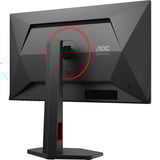 AOC Q25G4SR 24.5" gaming monitor Zwart/rood, 300 Hz, HDMI, DisplayPort, Audio