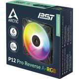 ARCTIC P12 Pro Reverse A-RGB case fans Zwart, 3 stuks, 120 x 120 x 27 mm, PWM