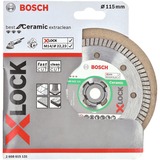 Bosch X-LOCK Best voor Keramiek Extra Clean Turbo diamantdoorslijpschijf 115mm 